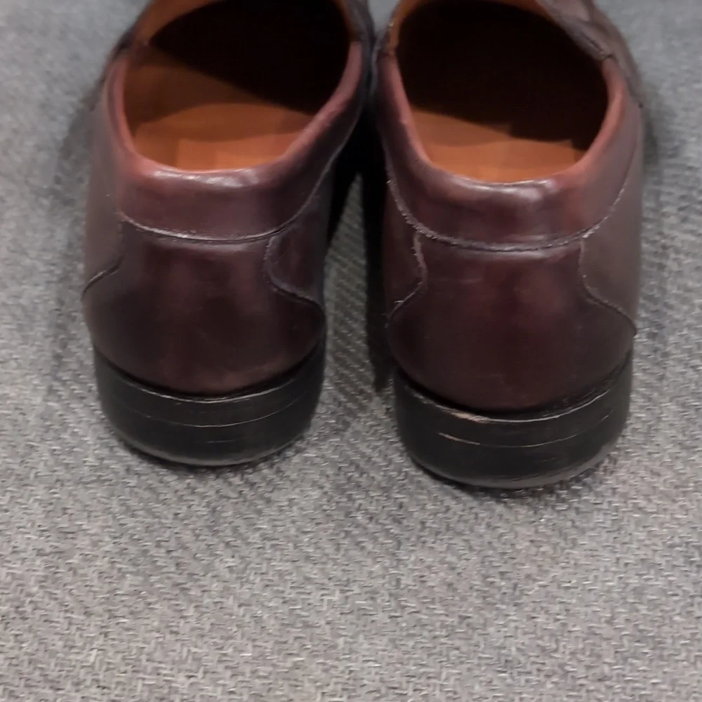 Allen Edmonds 'Cavanaugh' Calfskin Leather Penny Loafers Oxblood 9.5 EEE (3E)
